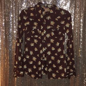 Long sleeve pearl snap